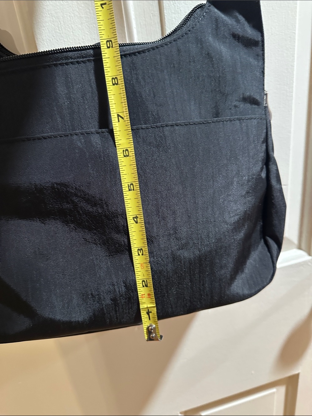 Baggallini Black Nylon Crossbody Messenger Bag - Picture 5 of 6